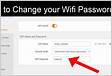 Change Your WiFi Network Name and Password With the Admin